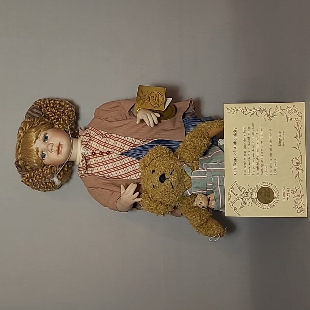 Kingstate The Dollcrafter Florence Bisque Porcelain Doll Limited